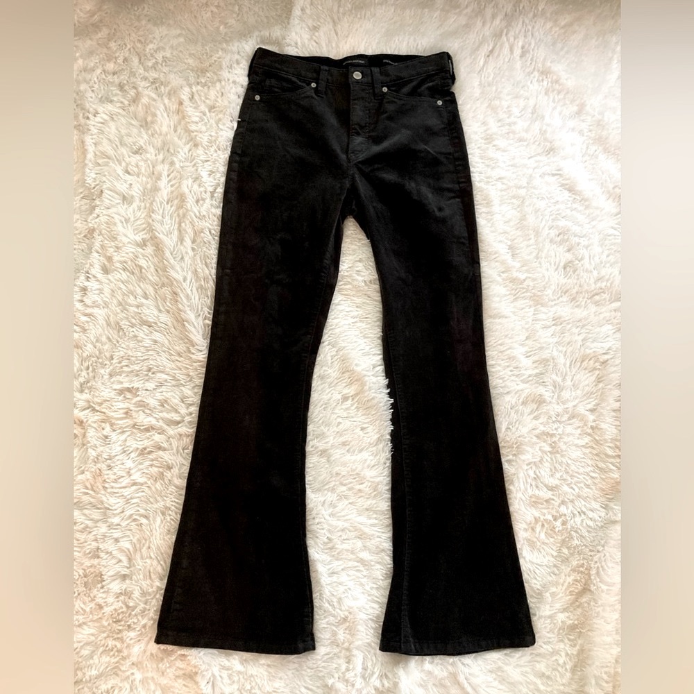 Banana Republic Black High Rise Flare Boot Cut Corduroy Pants_Size 28 - Picture 1 of 10